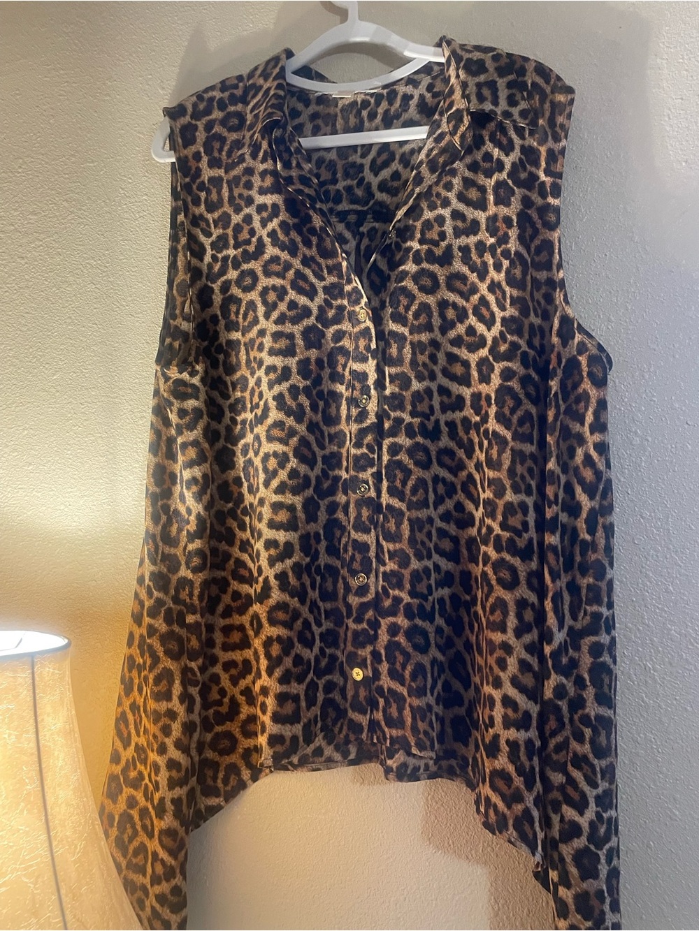 MICHAEL Michael Kors Leopard Print Tank Top - Brown & Black
